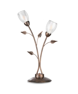 LAMPADA DA TAVOLO 1 LUCE ONLI "GRANDE" BRONZO E14
